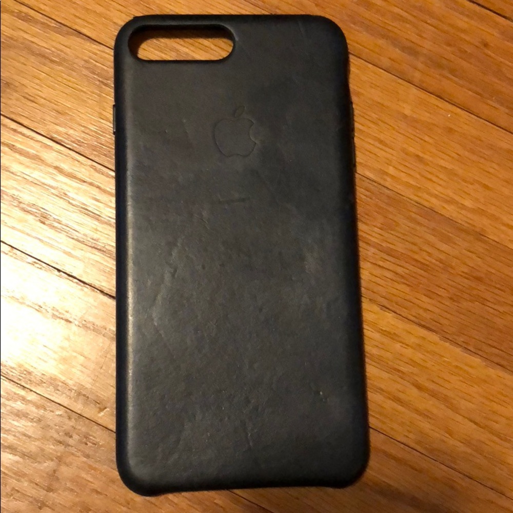 iPhone 8 Plus / 7 Plus Leather Case - Black